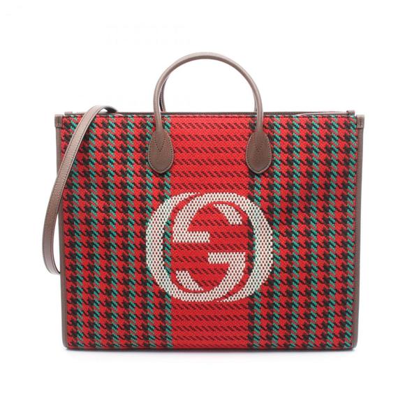 GUCCI Brown Leather Tote Bag - Picture 1 of 5